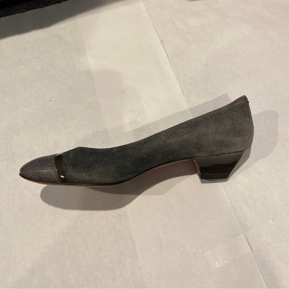 (1) Trendy Pair Of Vintage Gray Amalfi Women’s Dress Designer Heels Size 8 - Picture 8 of 15